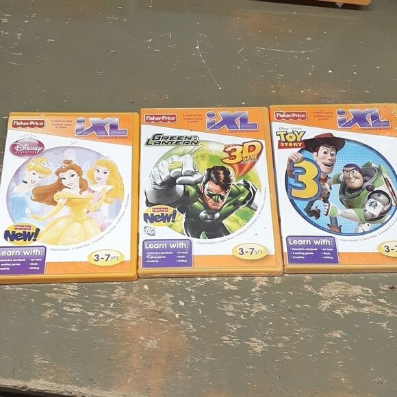 Bundle of 3 Fisher-Price IXL new in package Learning System ages 3 to 7 years - Picture 4 of 5